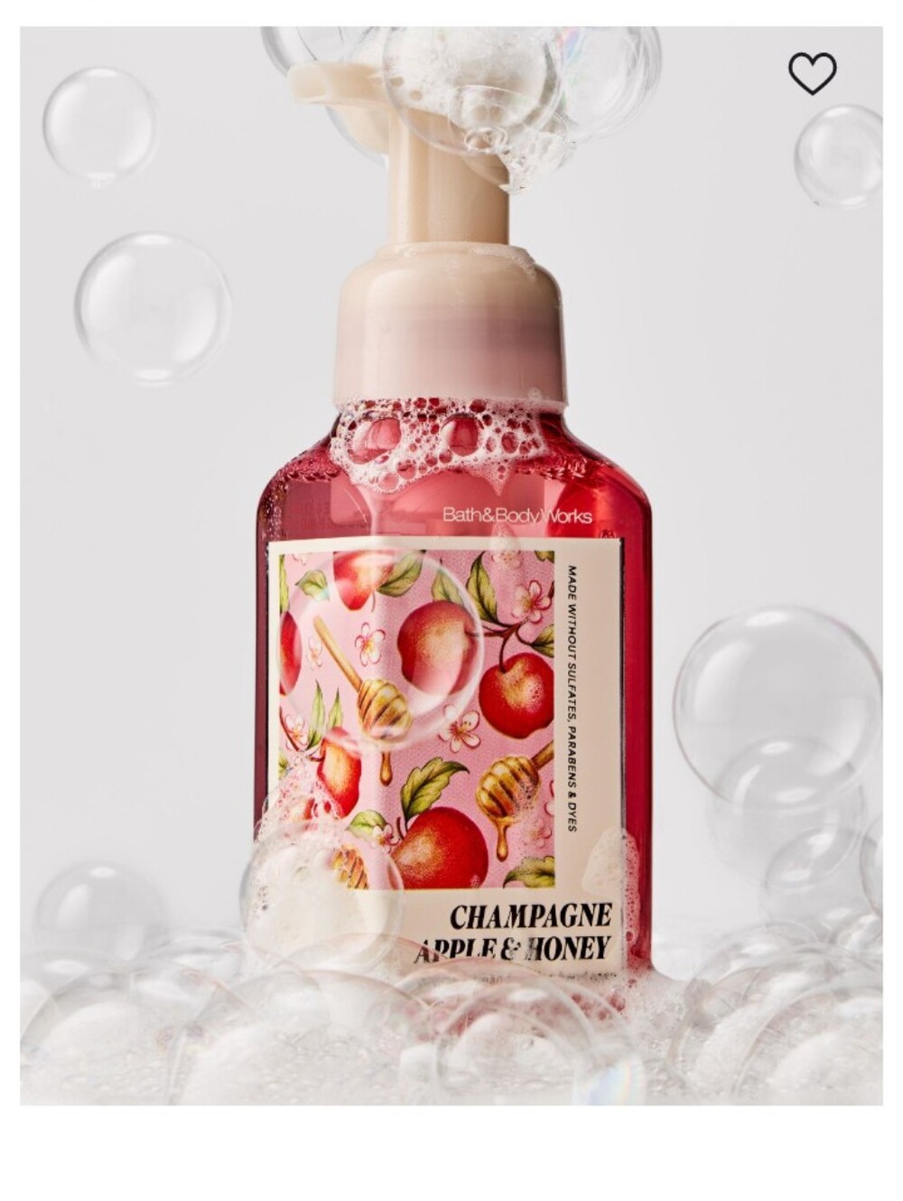 🍎🍯Bath & Body Works Champagne Apple & Honey Foaming Hand Soap -🍎🍯